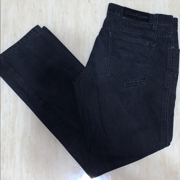 size 48 black jeans